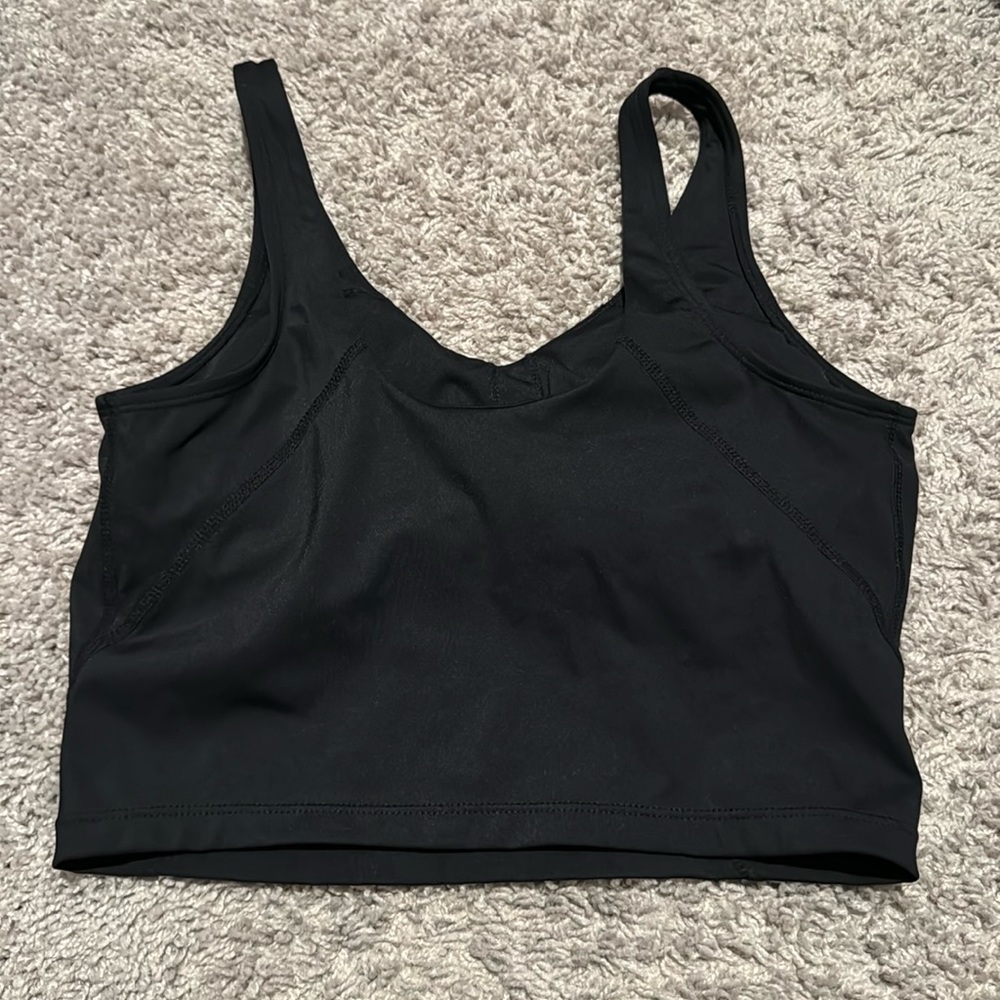 Trendy Super Soft Black Workout Tank Top XS - Picture 4 of 6